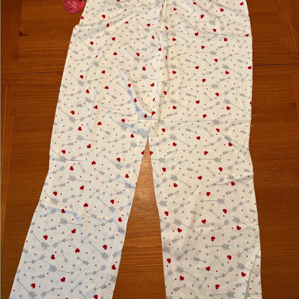 Cynthia Rowley White Pajama Pants with Red Details - Picture 5 of 5